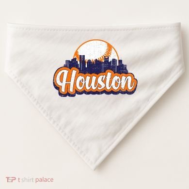 Houston Baseball USA-Made Doggie Bandana