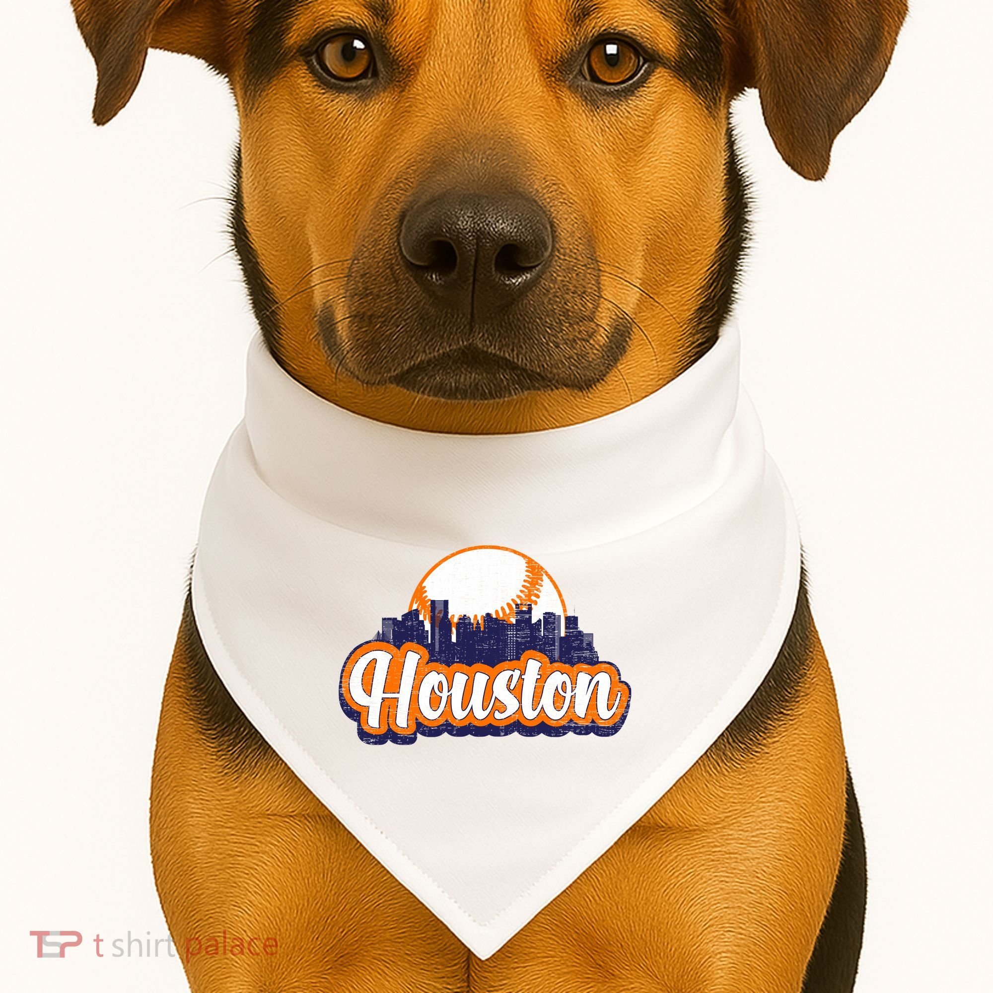 Houston Baseball USA-Made Doggie Bandana