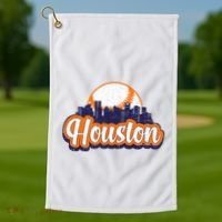 Houston Baseball Golf Towel thumb 1