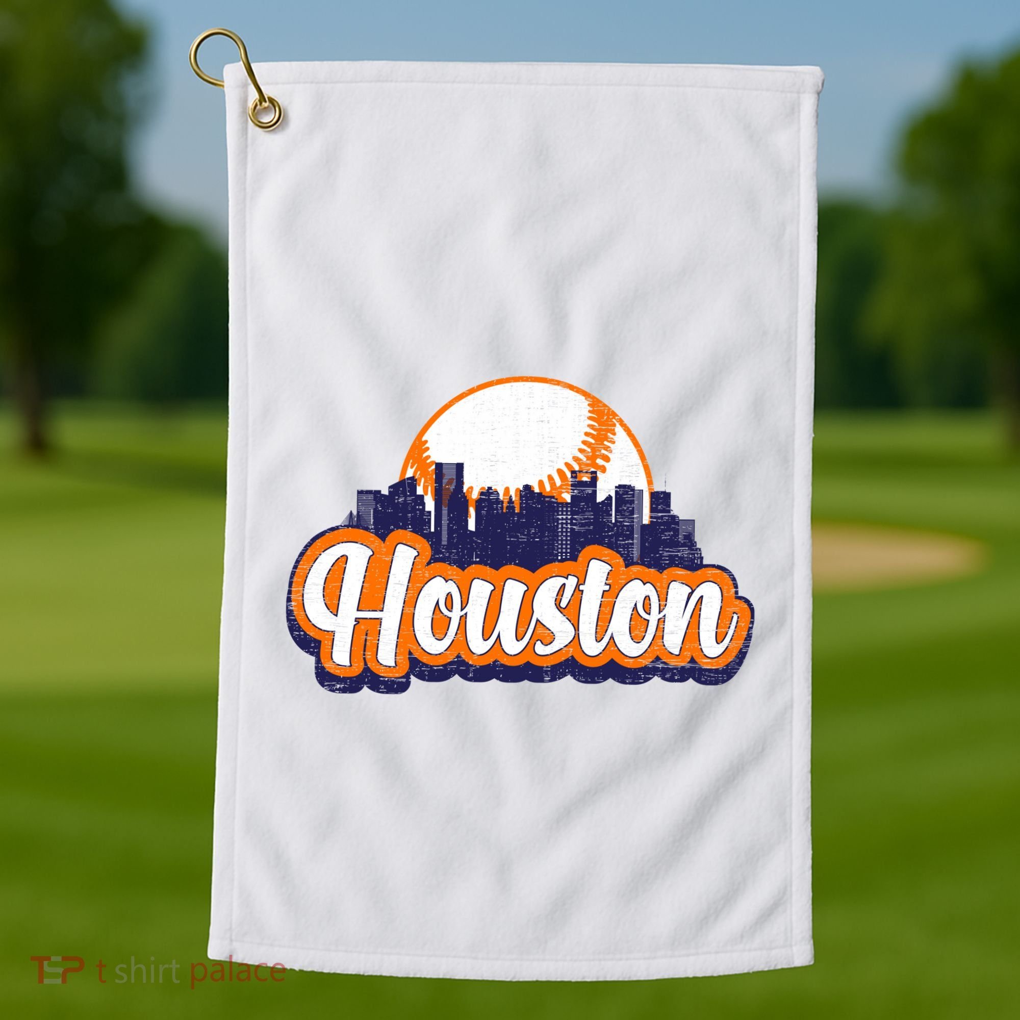 Houston Baseball Golf Towel