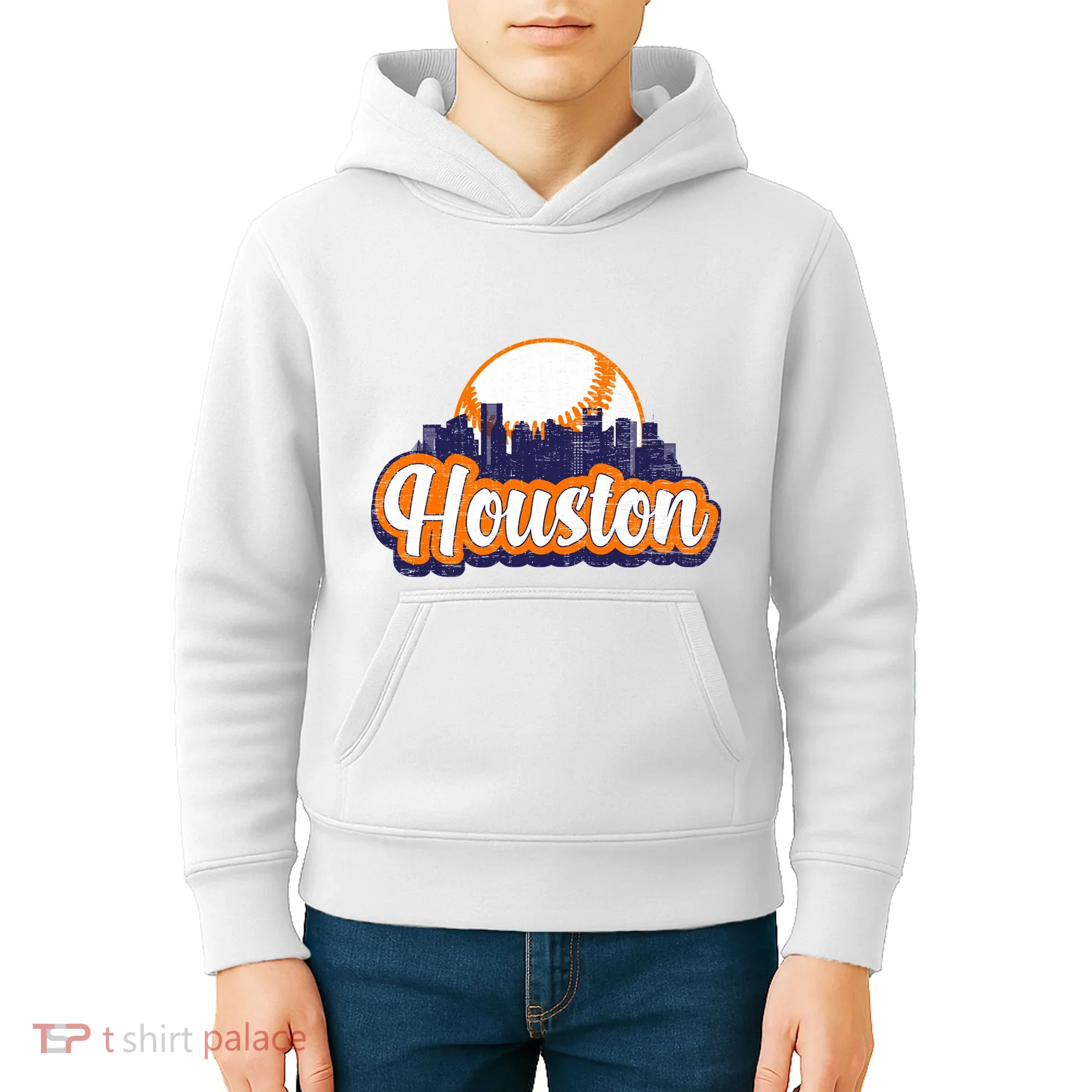 Houston Baseball Kids Hoodie
