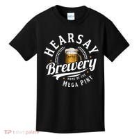 Hearsay Brewery Home Of The Mega Pint Beer Funny Kids T-Shirt thumb 0