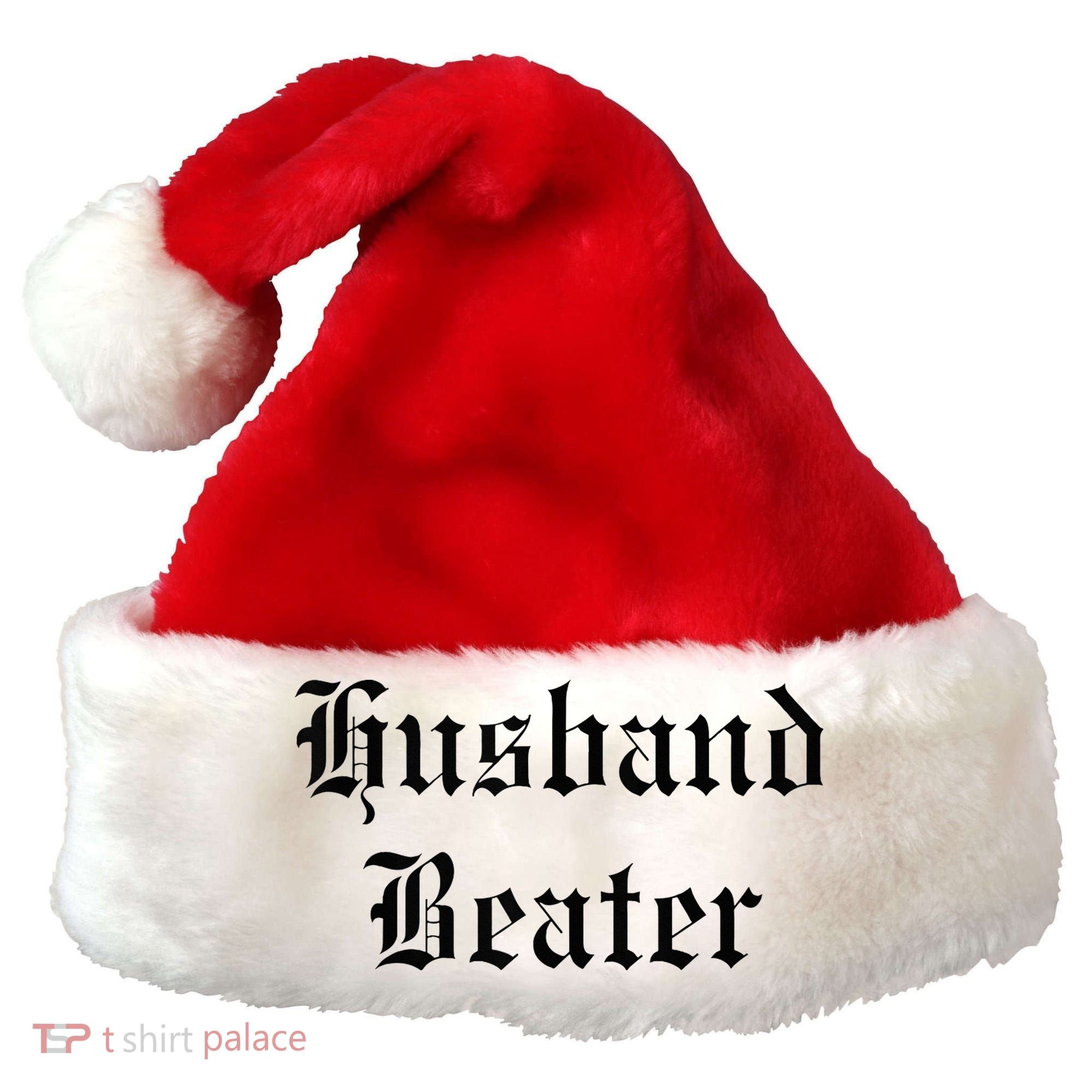 Husband Beater Santa Hat