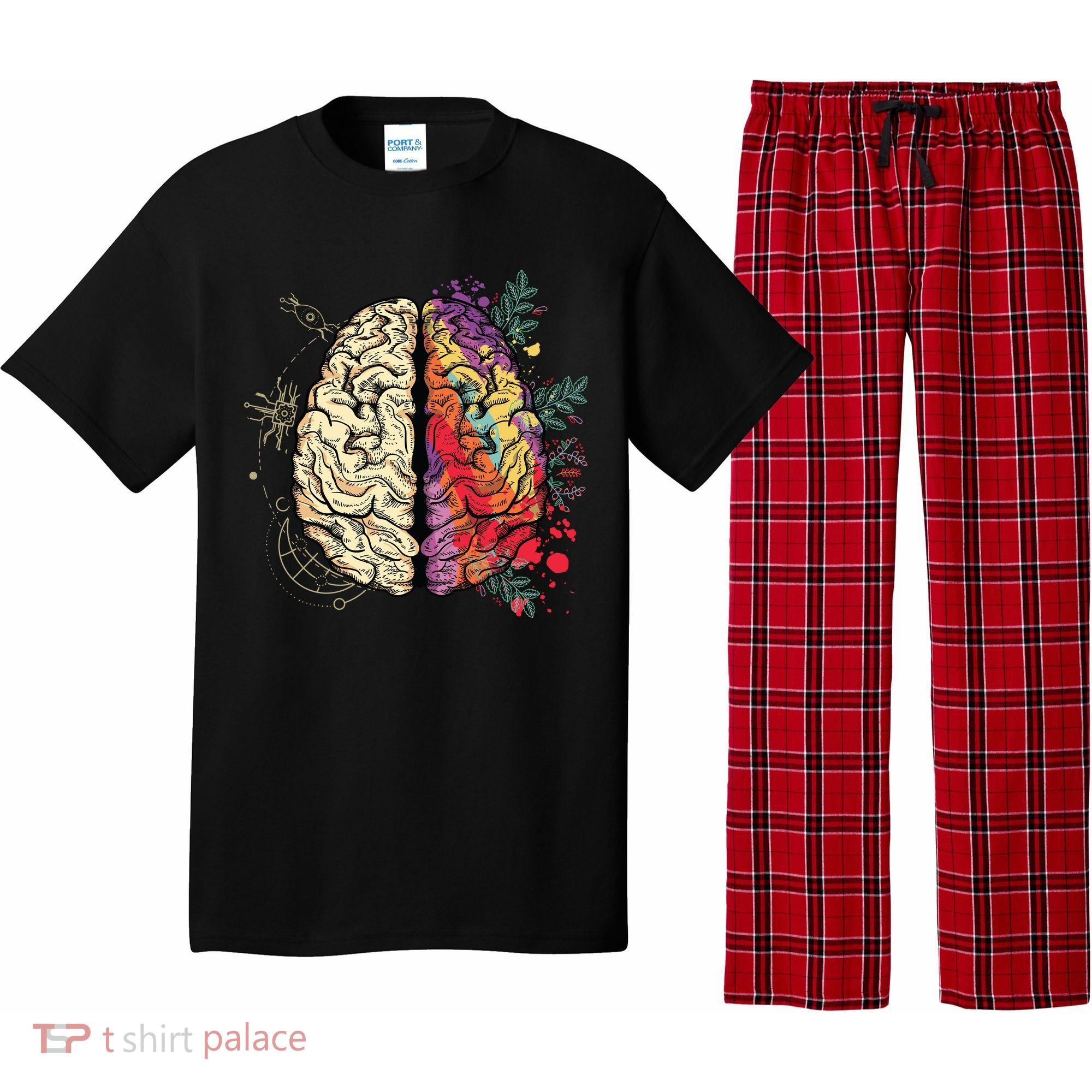 Human Brain Pajama Set