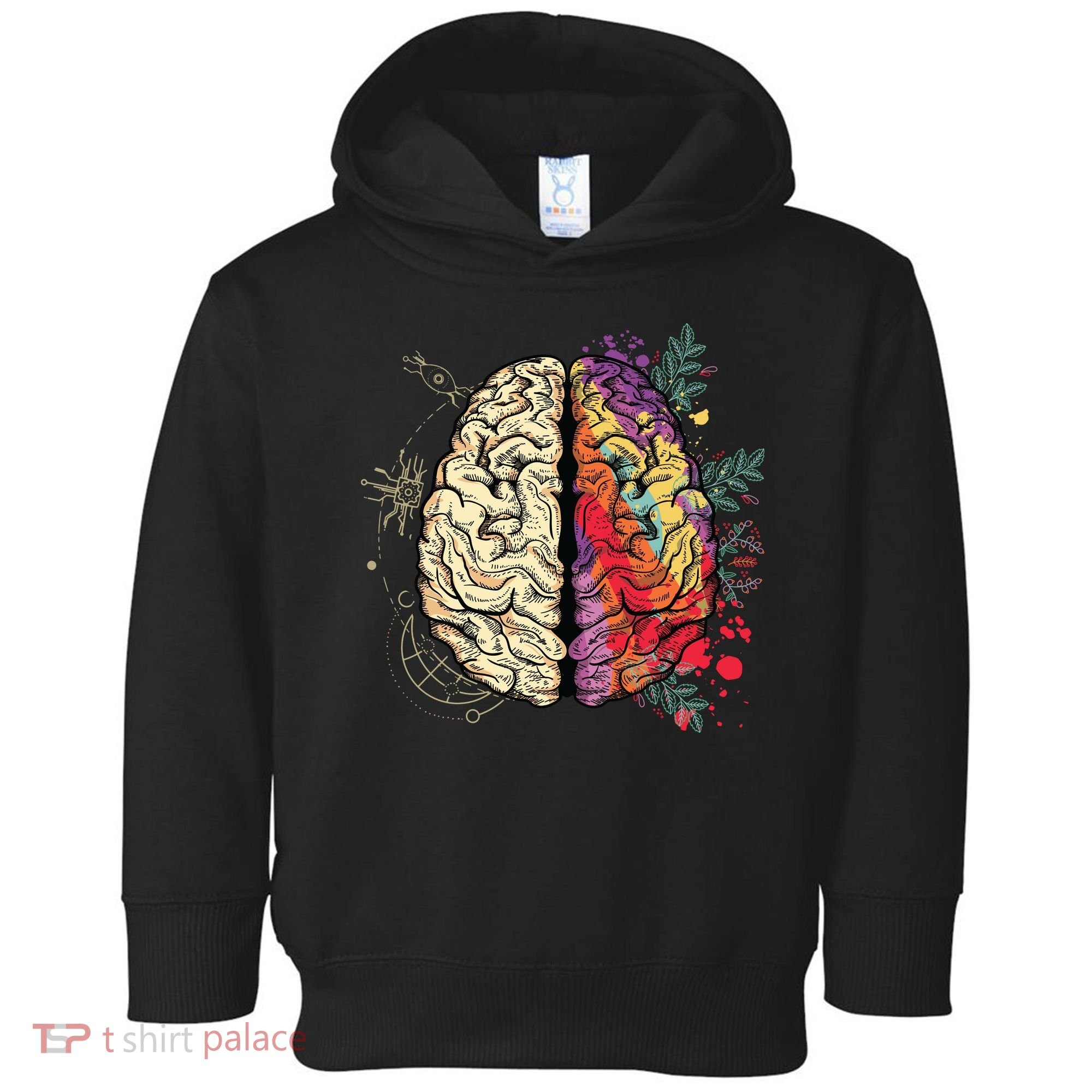 Human Brain Toddler Hoodie