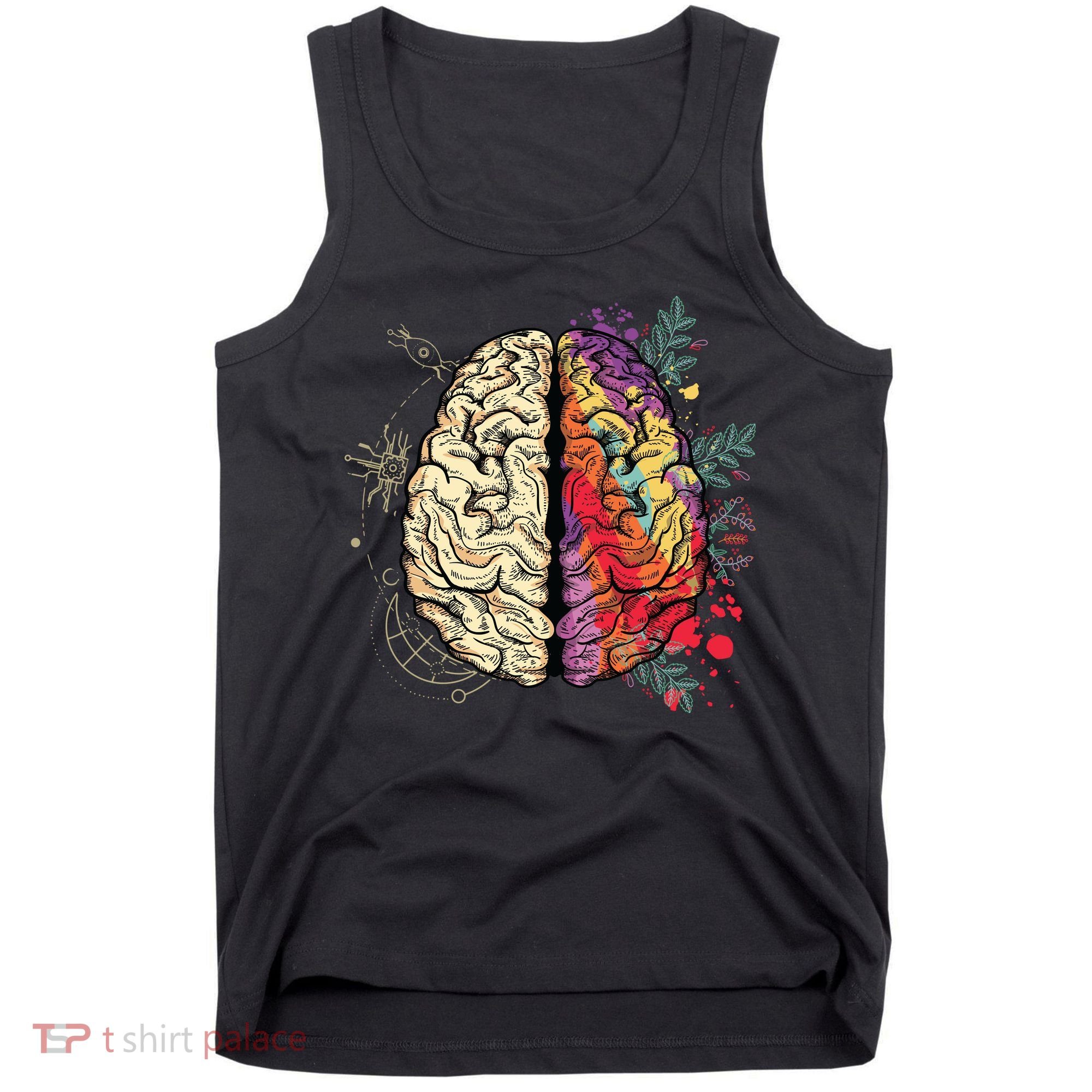 Human Brain Tank Top
