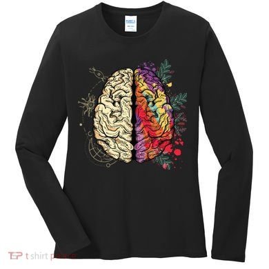 Human Brain Women's Long Sleeve Shirt