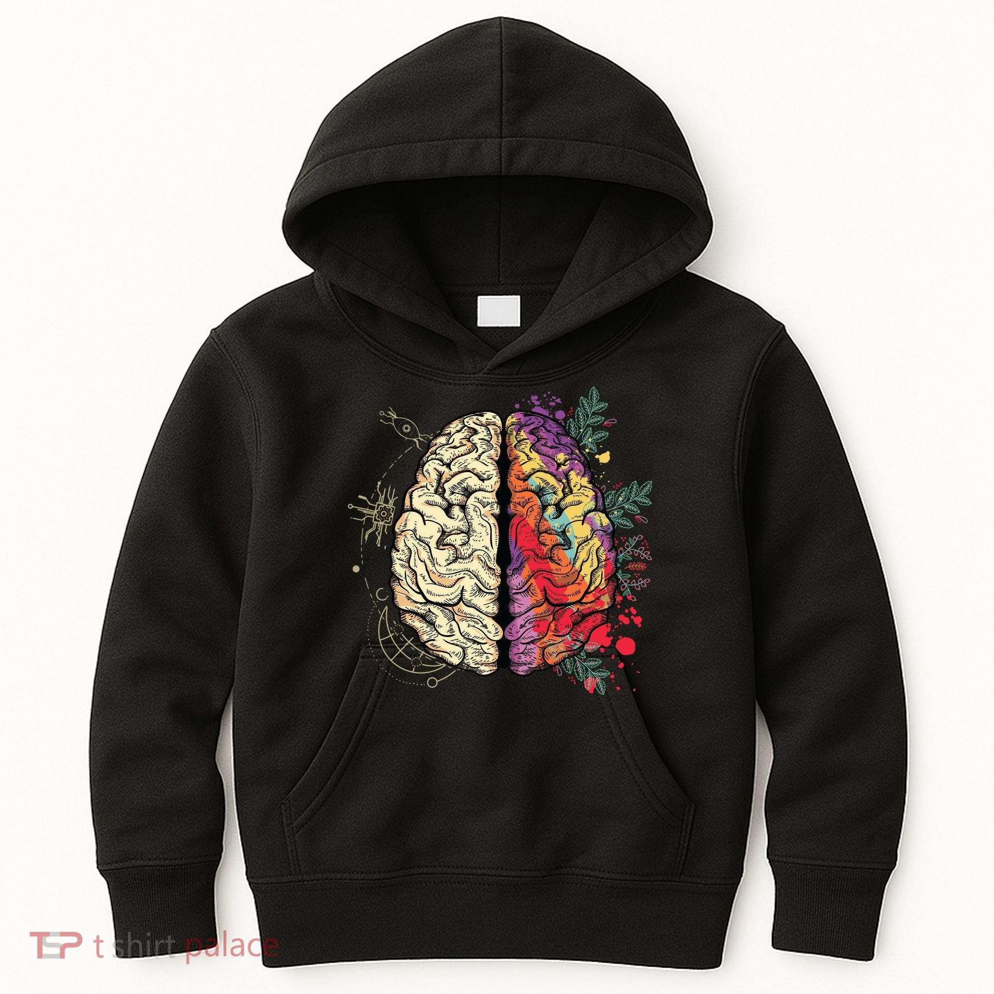 Human Brain Kids Hoodie