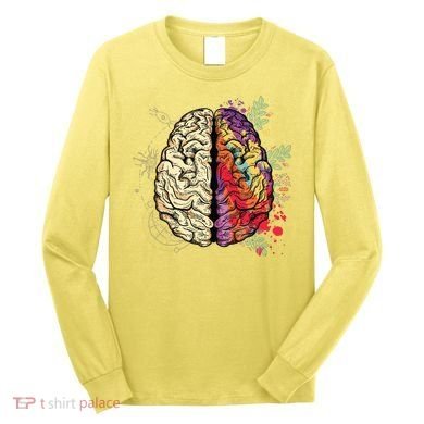 Human Brain Long Sleeve Shirt