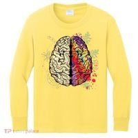 Human Brain Kids Long Sleeve Shirt thumb 0