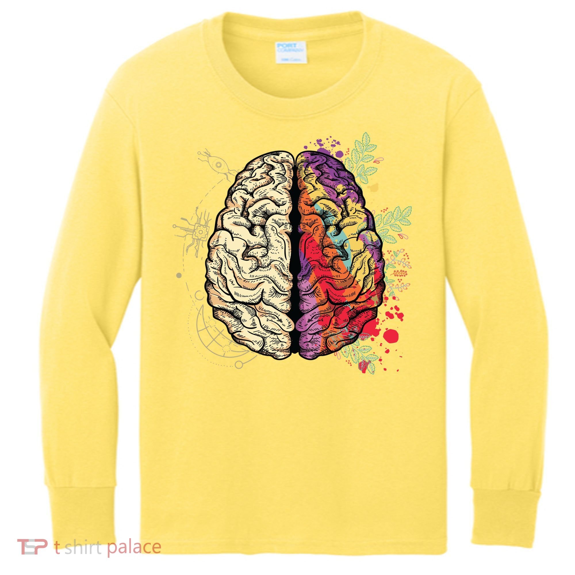 Human Brain Kids Long Sleeve Shirt