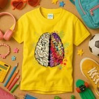 Human Brain Kids T-Shirt thumb 3