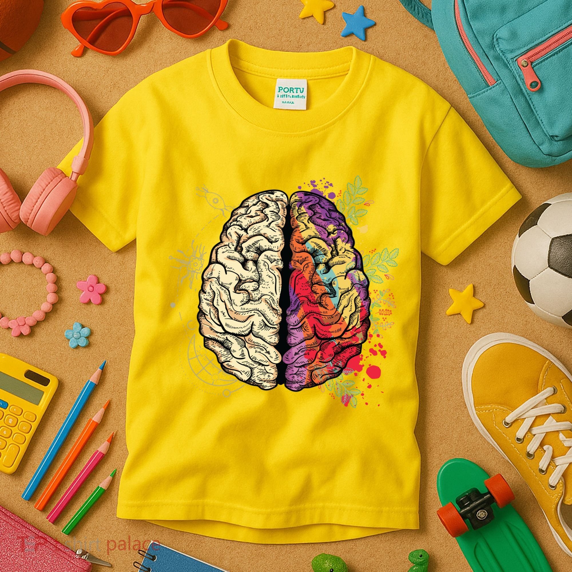 Human Brain Kids T-Shirt