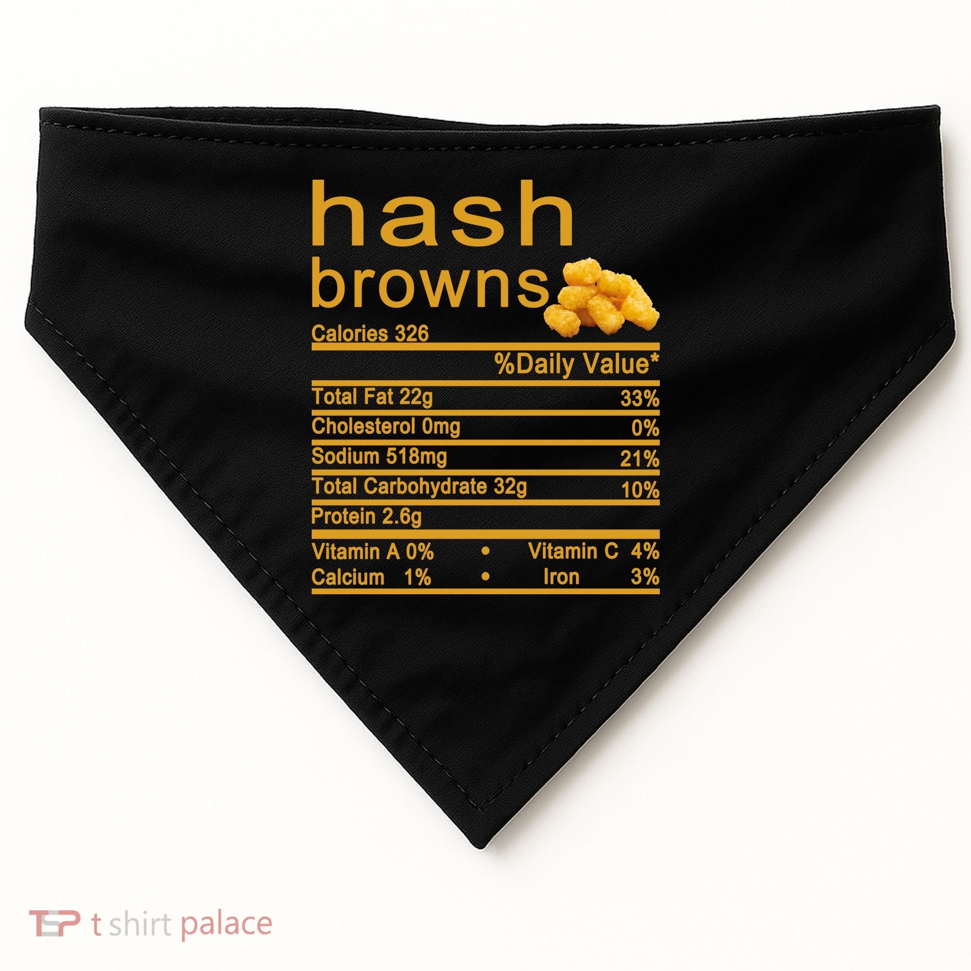 Hash Browns USA-Made Doggie Bandana