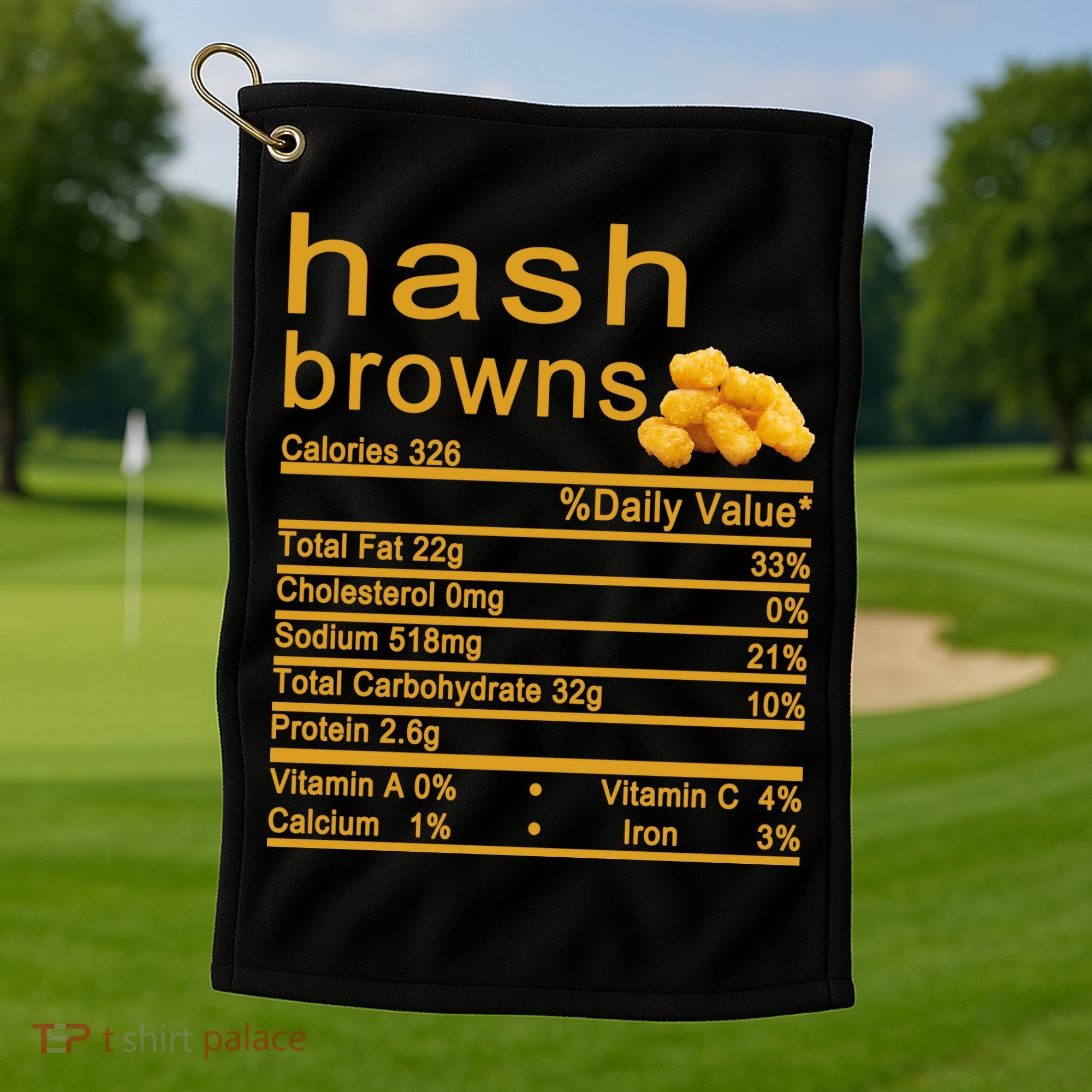 Hash Browns Golf Towel