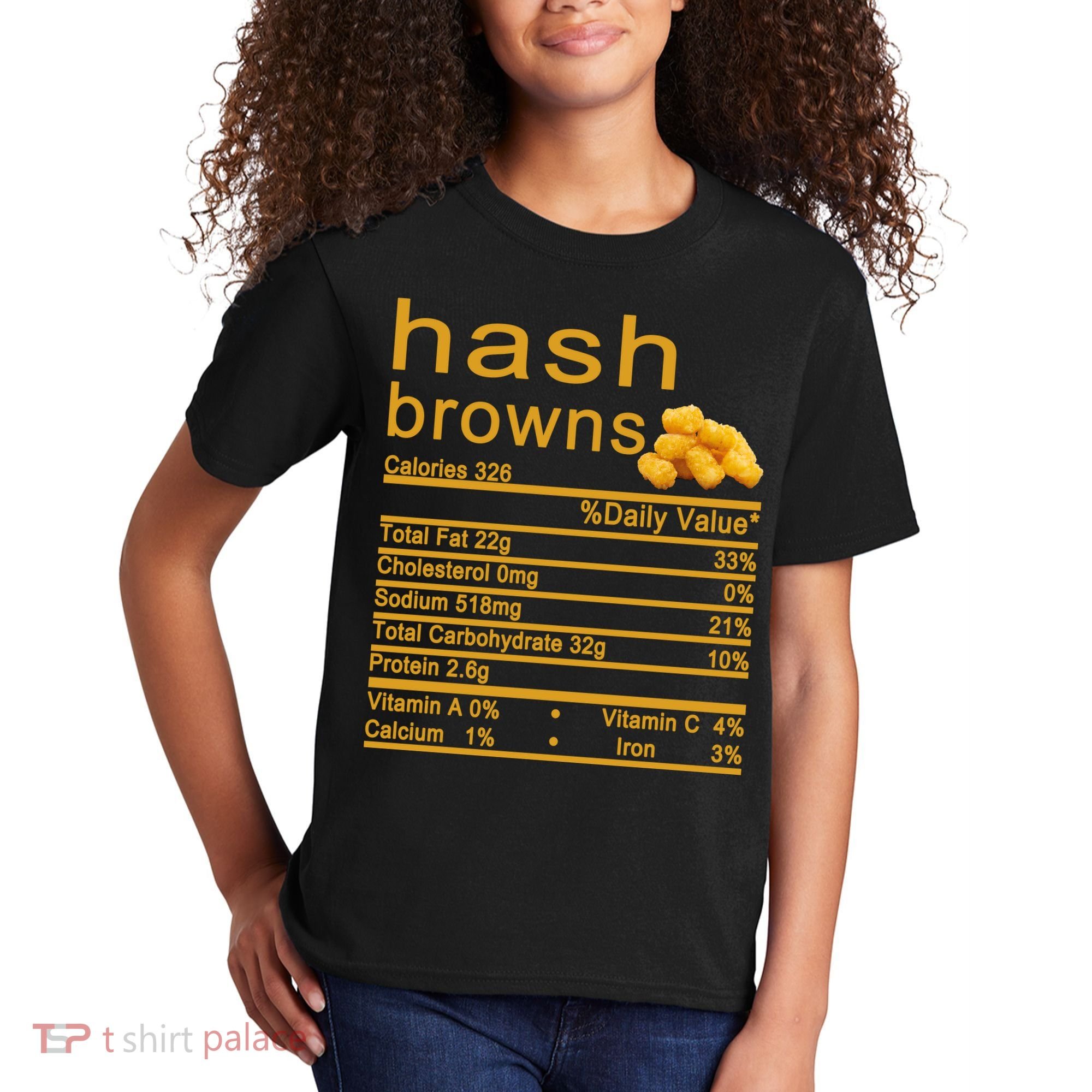 Hash Browns Kids T-Shirt