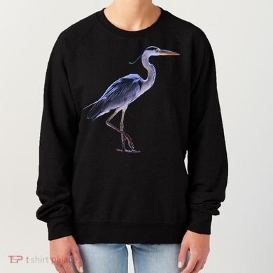 Heron Blue Heron Water Bird Women's Sweatshirt