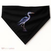 Heron Blue Heron Water Bird USA-Made Doggie Bandana thumb 0