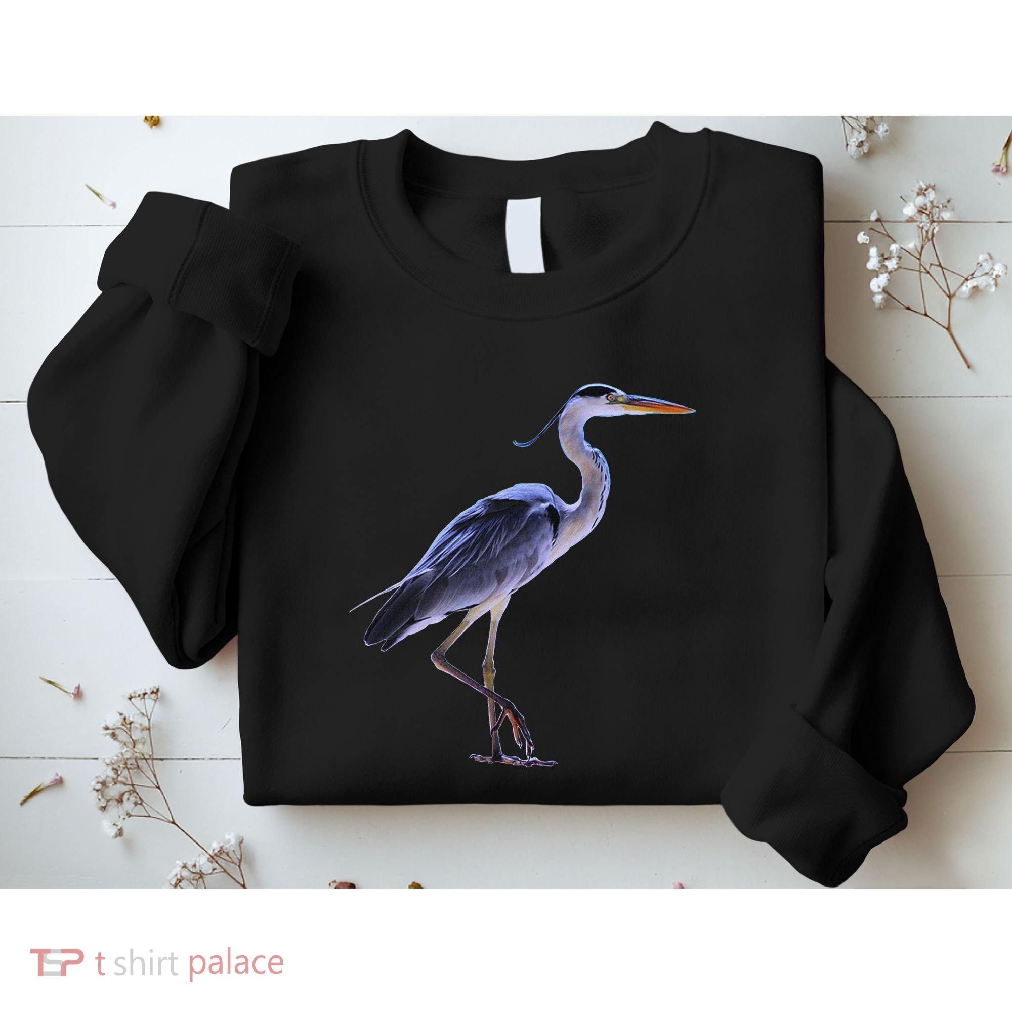 Heron Blue Heron Water Bird Sweatshirt