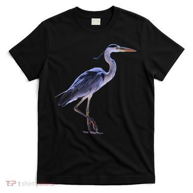 Heron Blue Heron Water Bird T-Shirt