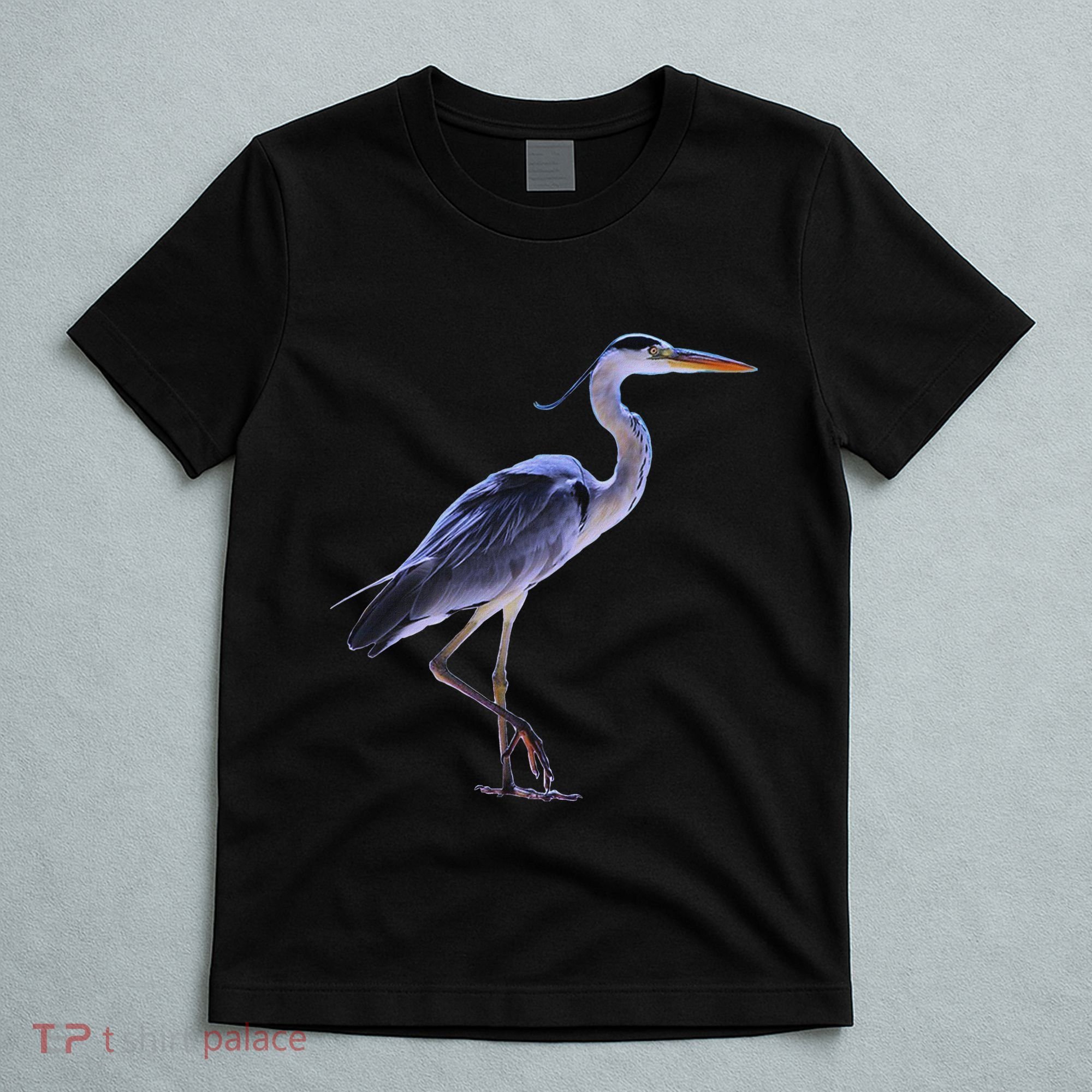 Heron Blue Heron Water Bird T-Shirt