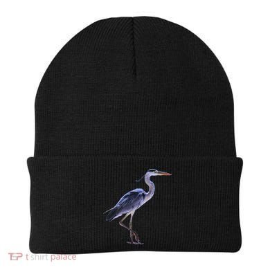 Heron Blue Heron Water Bird Beanie