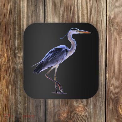 Heron Blue Heron Water Bird Coaster
