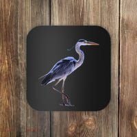 Heron Blue Heron Water Bird Coaster thumb 0