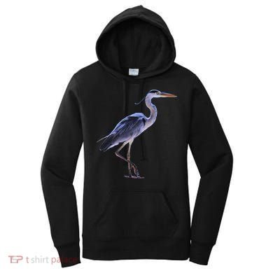 Heron Blue Heron Water Bird Women's Hoodie