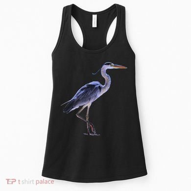 Heron Blue Heron Water Bird Women's Tank Top