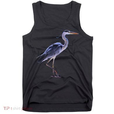 Heron Blue Heron Water Bird Tank Top