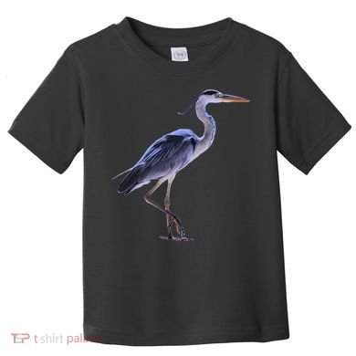 Heron Blue Heron Water Bird Toddler T-Shirt
