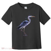 Heron Blue Heron Water Bird Toddler T-Shirt thumb 0