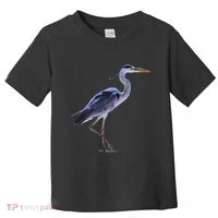 Heron Blue Heron Water Bird Toddler T-Shirt thumb 0