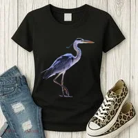 Heron Blue Heron Water Bird Women's T-Shirt thumb 3