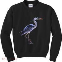 Heron Blue Heron Water Bird Kids Sweatshirt thumb 0