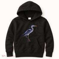 Heron Blue Heron Water Bird Kids Hoodie thumb 0
