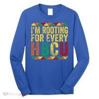 HBCU Black History Month Im Rooting For Every HBCU Long Sleeve Shirt thumb 0