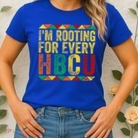 HBCU Black History Month Im Rooting For Every HBCU Women's T-Shirt thumb 2
