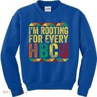 HBCU Black History Month Im Rooting For Every HBCU Kids Sweatshirt thumb 0