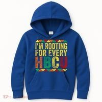 HBCU Black History Month Im Rooting For Every HBCU Kids Hoodie thumb 0