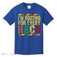 HBCU Black History Month Im Rooting For Every HBCU Kids T-Shirt thumb 0