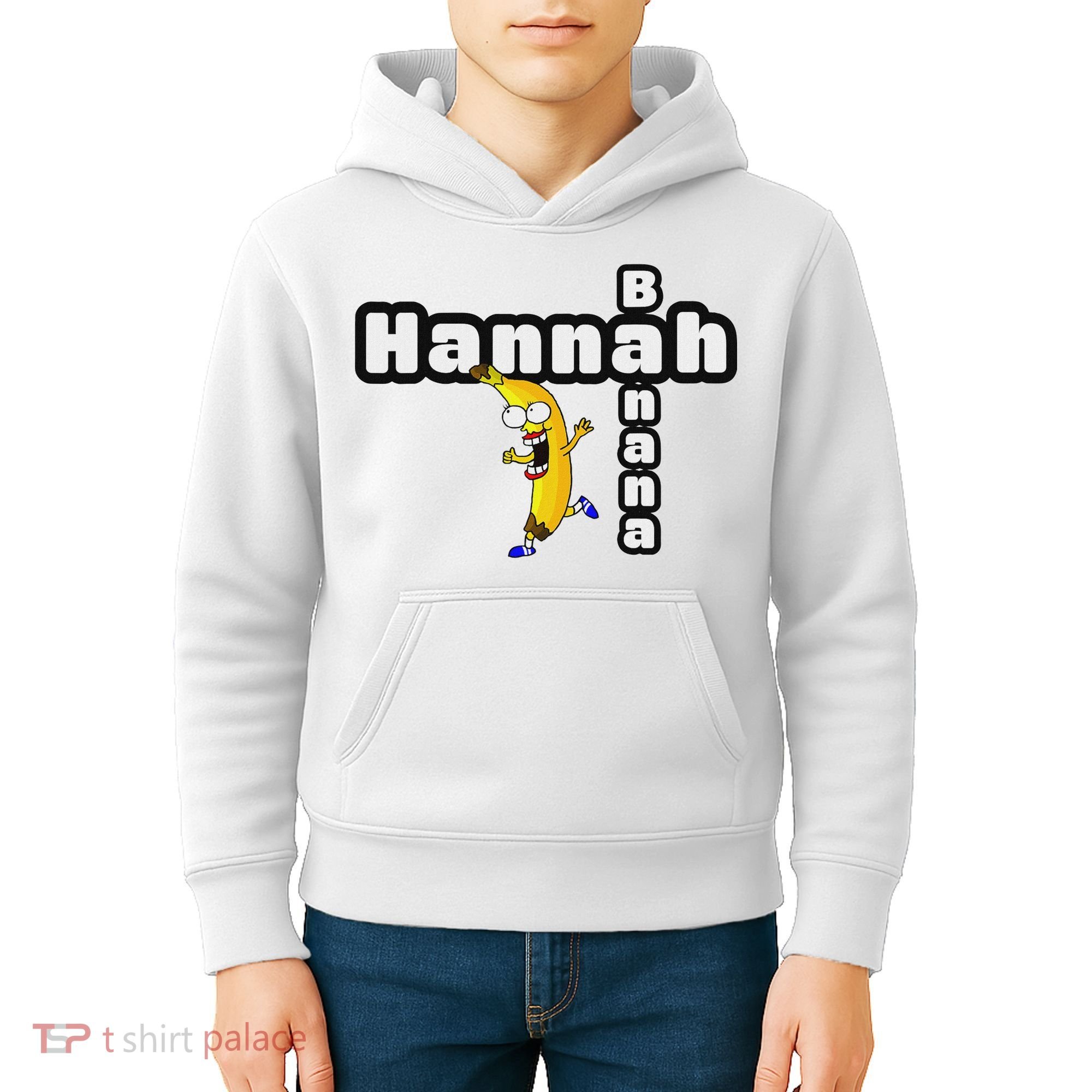 Hannah Banana Hannah Name Kids Hoodie