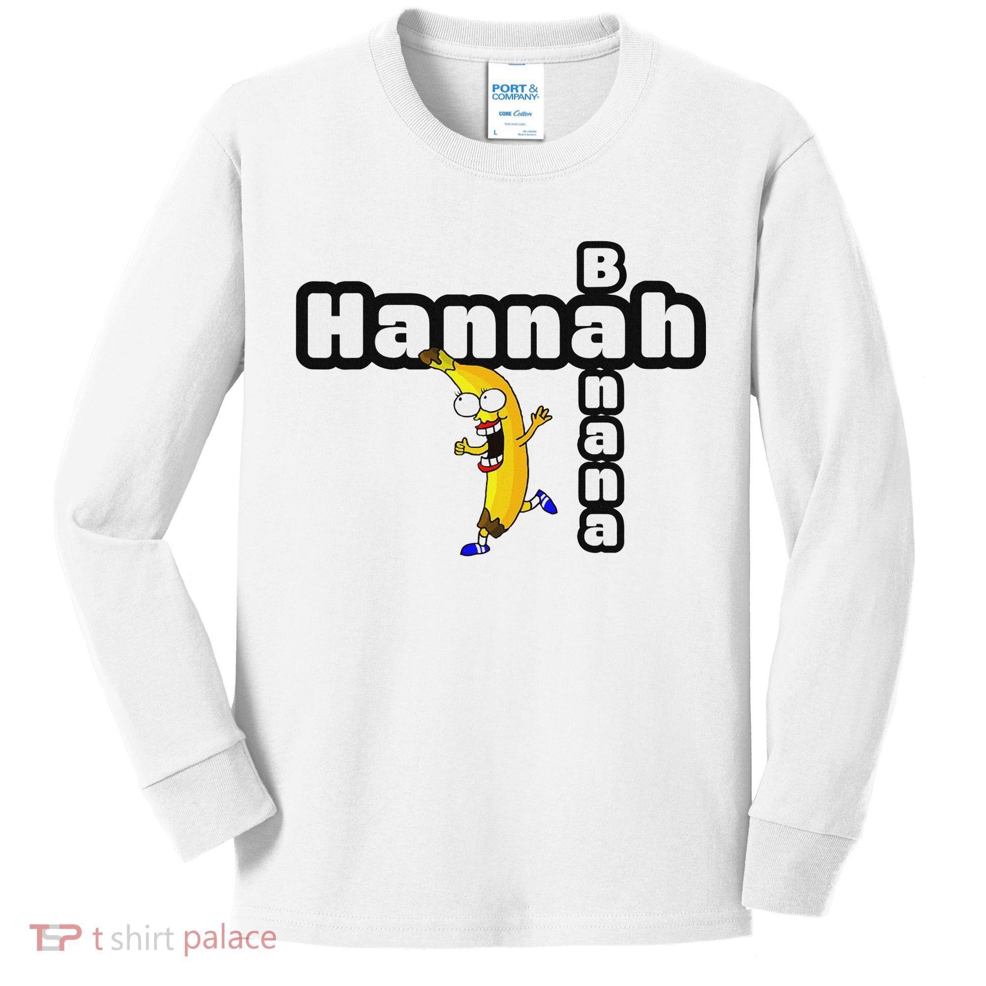 Hannah Banana Hannah Name Kids Long Sleeve Shirt