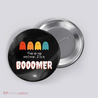 Halloween Boomer Button
