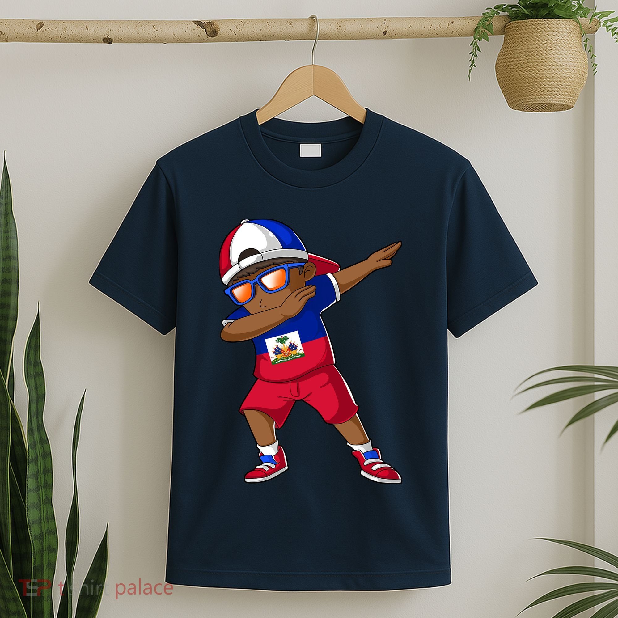 Haitian Boy Haiti Patriotism Roots Heritage T-Shirt
