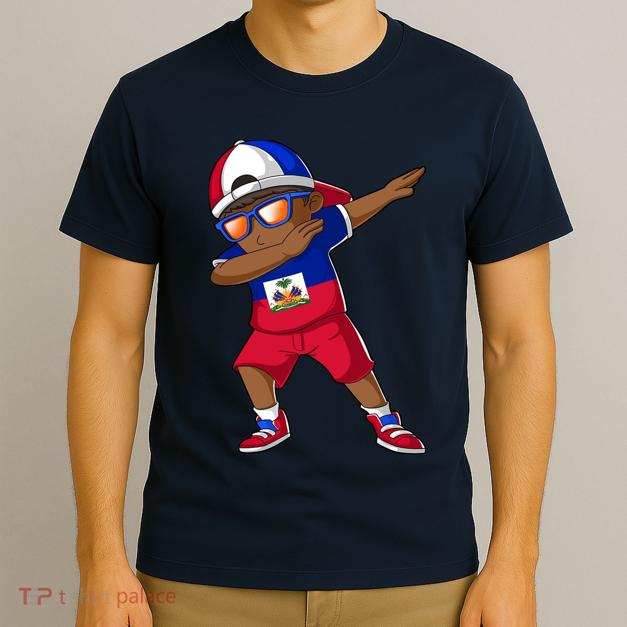 Haitian Boy Haiti Patriotism Roots Heritage T-Shirt