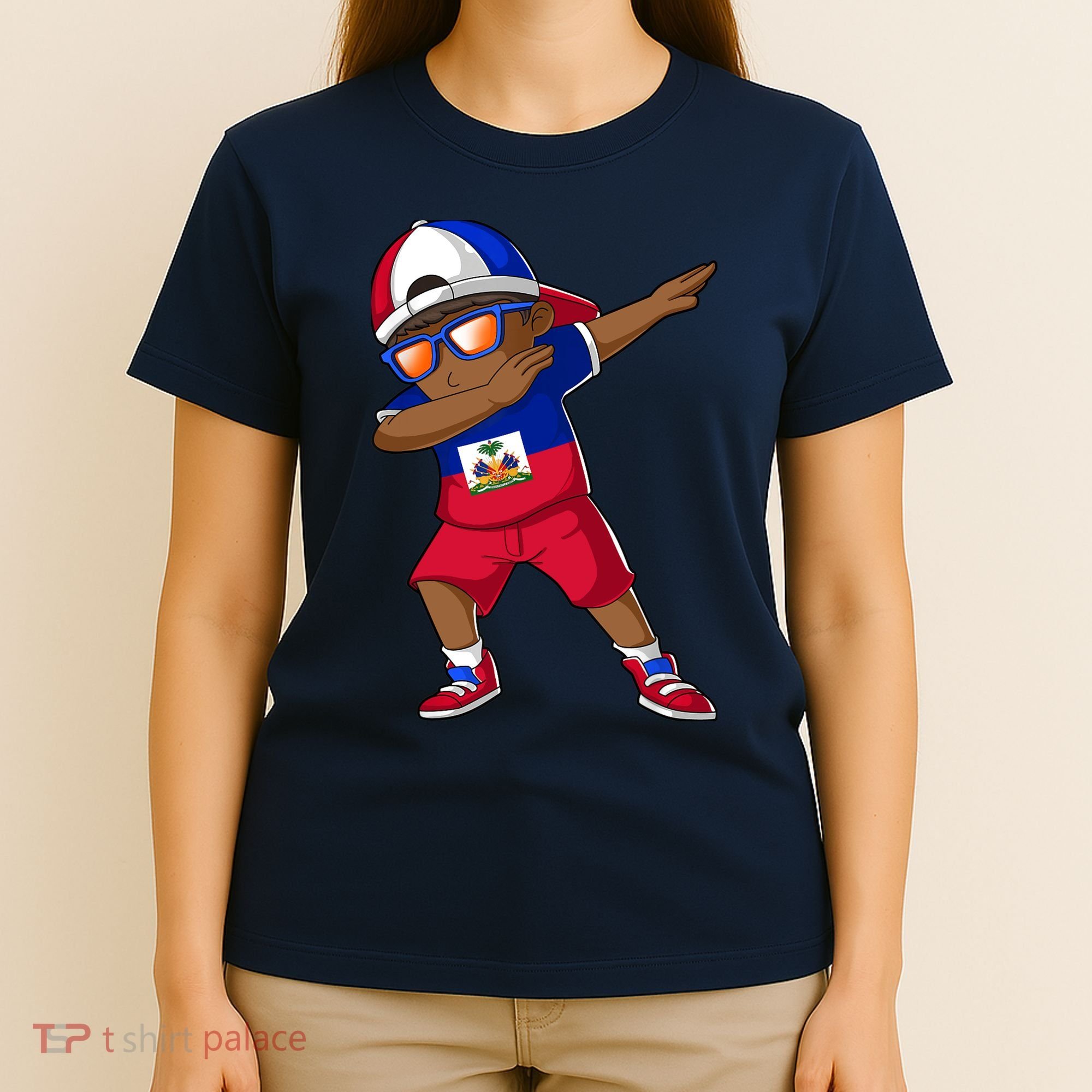 Haitian Boy Haiti Patriotism Roots Heritage T-Shirt