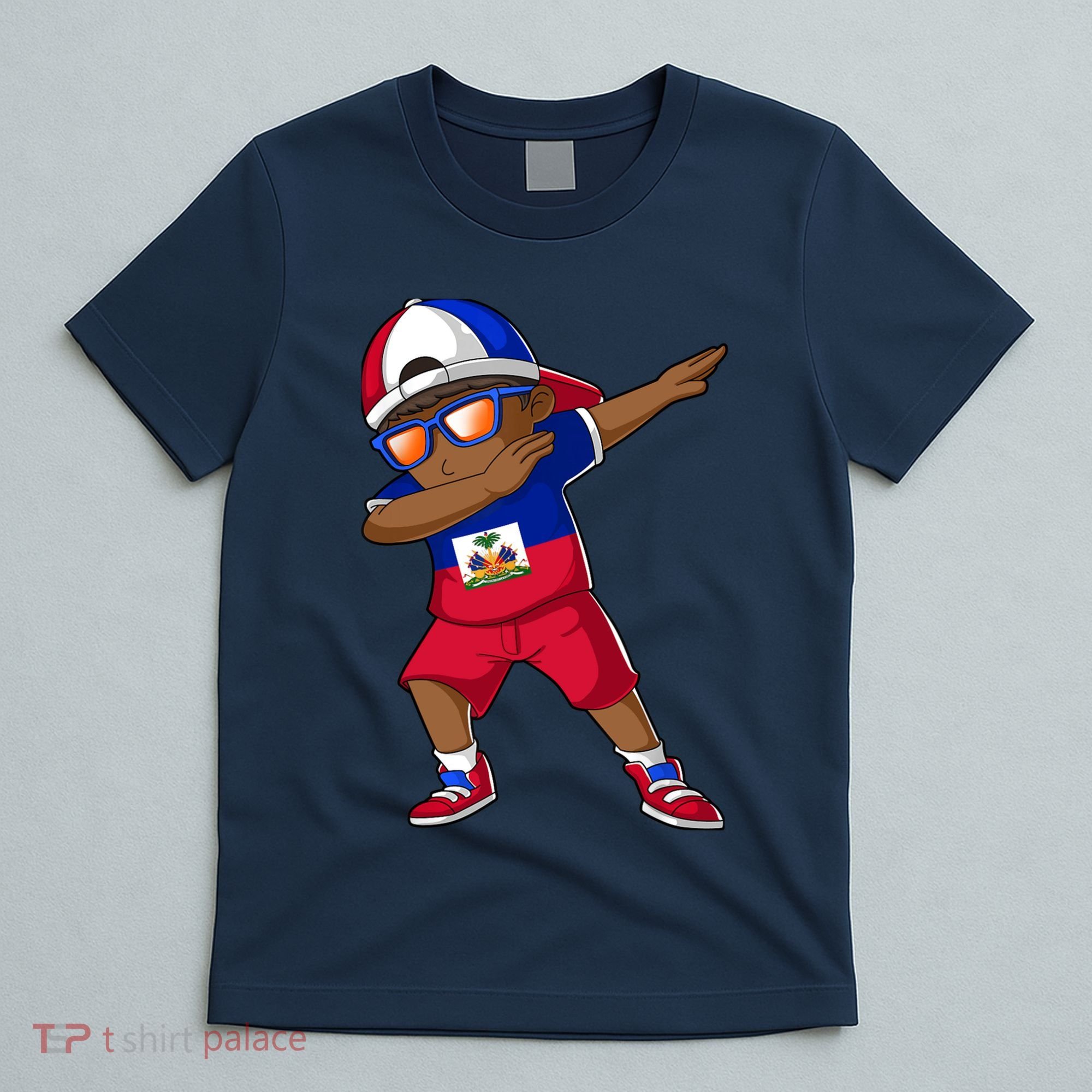 Haitian Boy Haiti Patriotism Roots Heritage T-Shirt