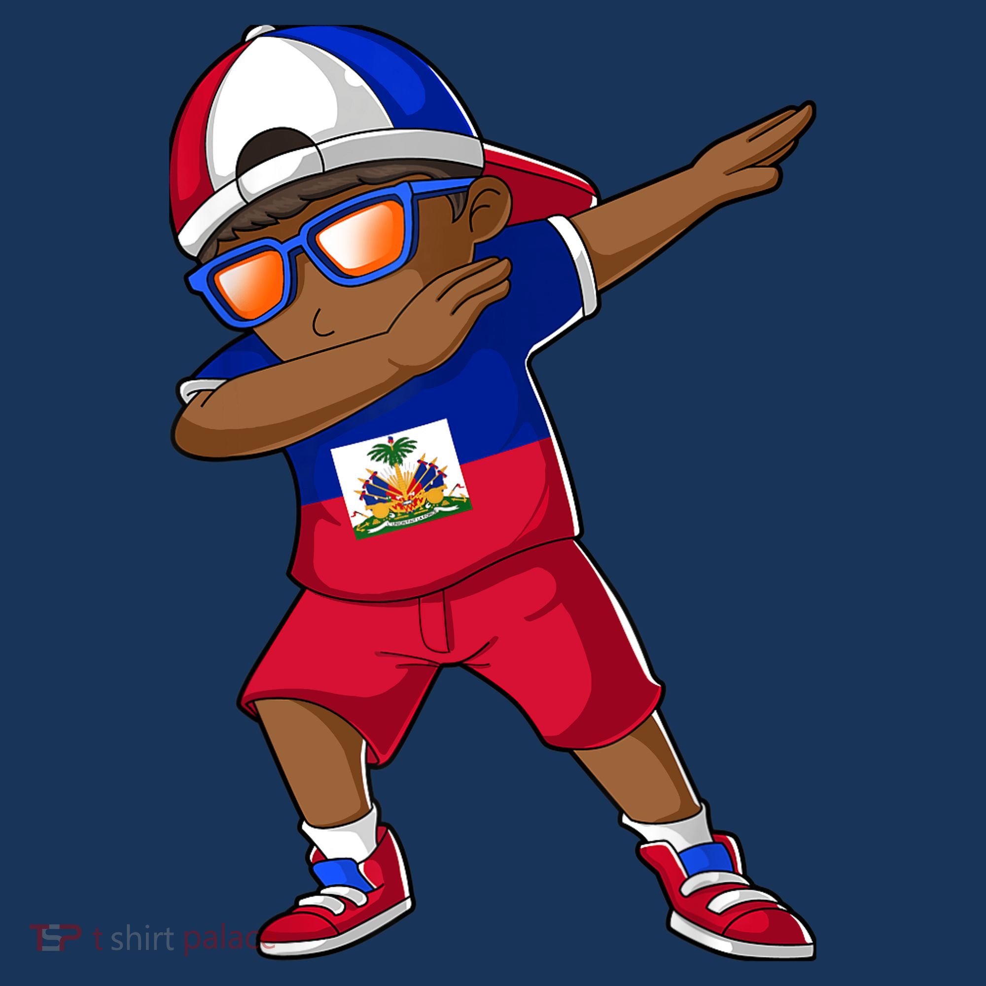Haitian Boy Haiti Patriotism Roots Heritage T-Shirt